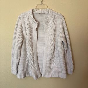 Talbots Open Front Sweater